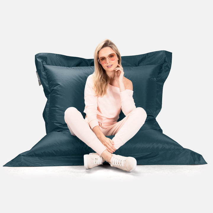 Saccosäck XXL Outdoor - SmartCanvas™ Gråblå 05