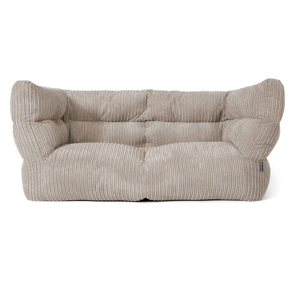 Louis 2-sits Saccosäcksoffa - Klassisk Manchestertyg Minkbrun 01