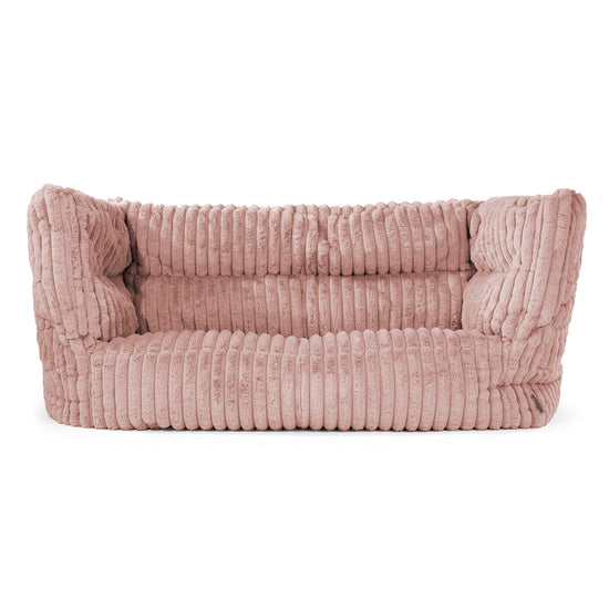 Louis 2-sits Saccosäcksoffa - Ultraplyschmanchestertyg Gammelrosa 01
