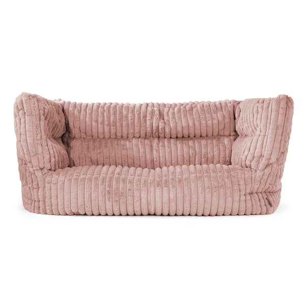 Louis 2-sits Saccosäcksoffa - Ultraplyschmanchestertyg Gammelrosa 01