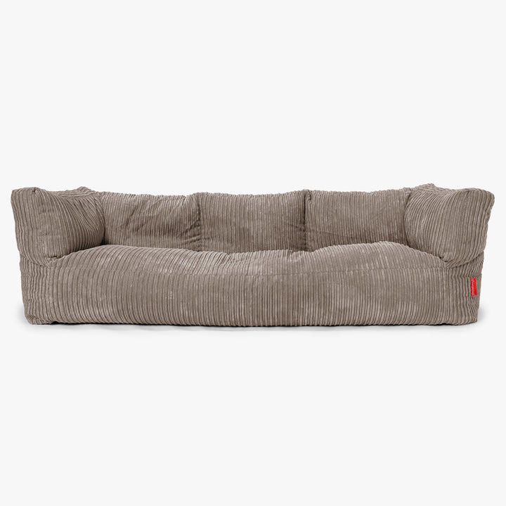 Albert 3-sits Saccosäcksoffa - Klassisk Manchestertyg Duvgrå 01