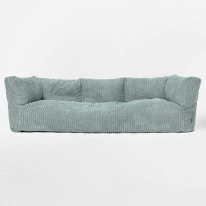 Albert 3-sits Saccosäcksoffa - Klassisk Manchestertyg Mintgrön