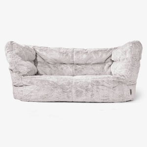 Albert 2-sits Saccosäcksoffa 2.0 - Fuskkaninpäls Ljusgrå