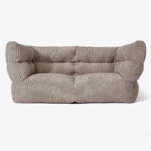 Albert 2-sits Saccosäcksoffa 2.0 - Klassisk Manchestertyg Duvgrå