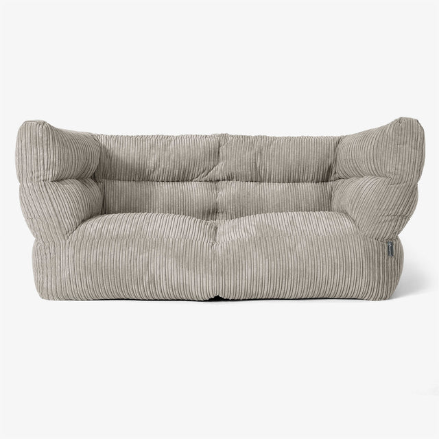 Albert 2-sits Saccosäcksoffa 2.0 - Klassisk Manchestertyg Minkbrun 01