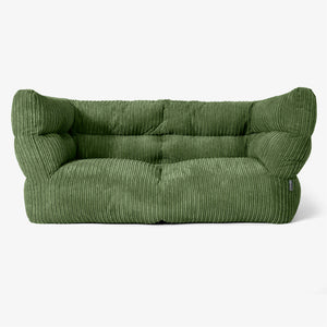 Albert 2-sits Saccosäcksoffa 2.0 - Klassisk Manchestertyg Skogsgrön