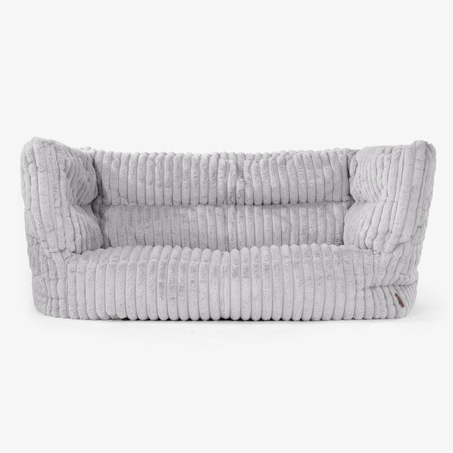 Albert 2-sits Saccosäcksoffa 2.0 - Ultraplyschmanchestertyg Grå 01