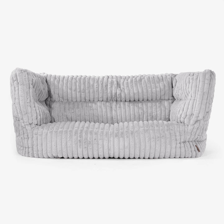 Albert 2-sits Saccosäcksoffa 2.0 - Ultraplyschmanchestertyg Grå 01