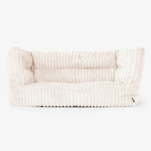 Albert 2-sits Saccosäcksoffa 2.0 - Ultraplyschmanchestertyg Gräddvit