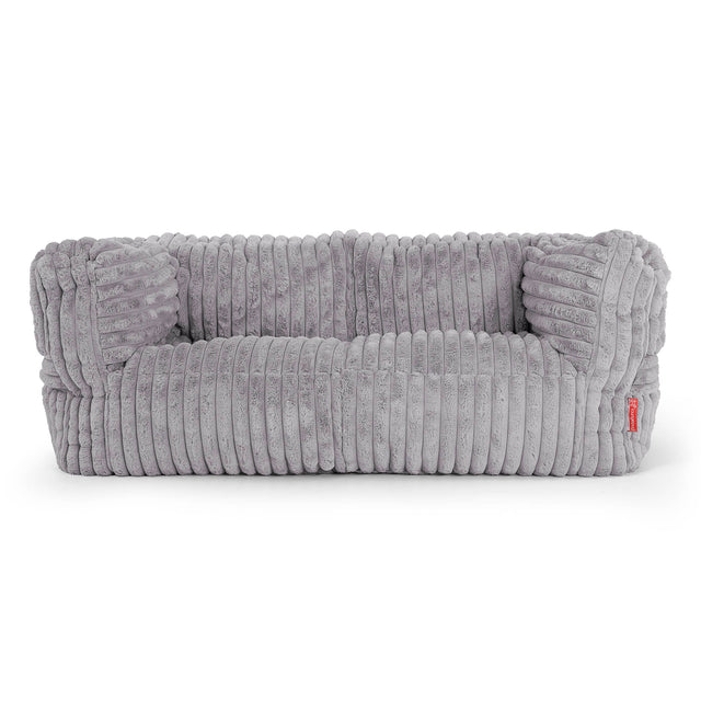 Albert 2-sits Saccosäcksoffa - Ultraplyschmanchestertyg Grå 01