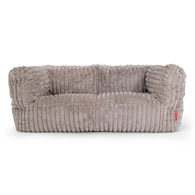 Albert 2-sits Saccosäcksoffa - Ultraplyschmanchestertyg Minkbrun 01