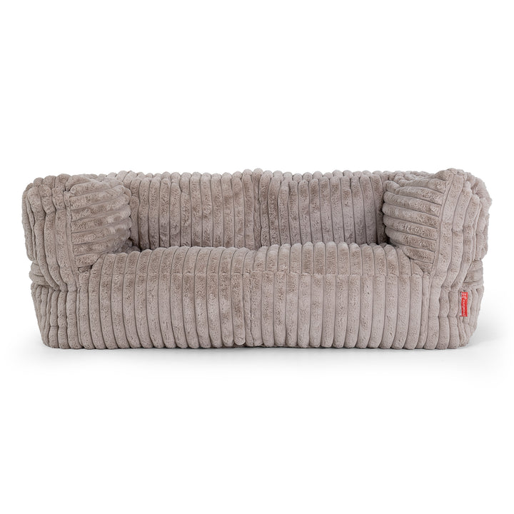 Albert 2-sits Saccosäcksoffa - Ultraplyschmanchestertyg Minkbrun 01