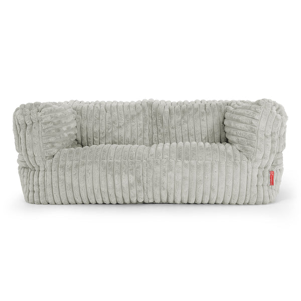Albert 2-sits Saccosäcksoffa - Ultraplyschmanchestertyg Salviagrön 01