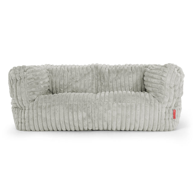 Albert 2-sits Saccosäcksoffa - Ultraplyschmanchestertyg Salviagrön 01