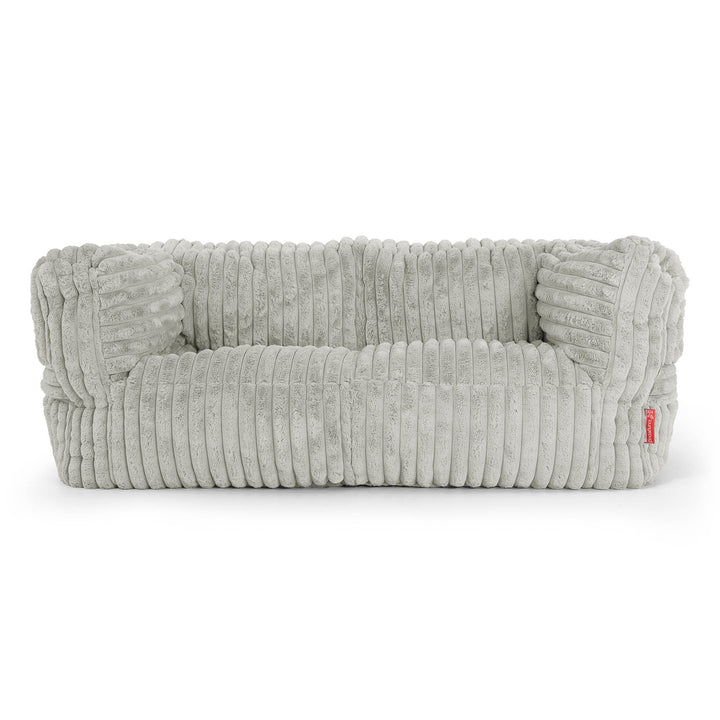 Albert 2-sits Saccosäcksoffa - Ultraplyschmanchestertyg Salviagrön 01