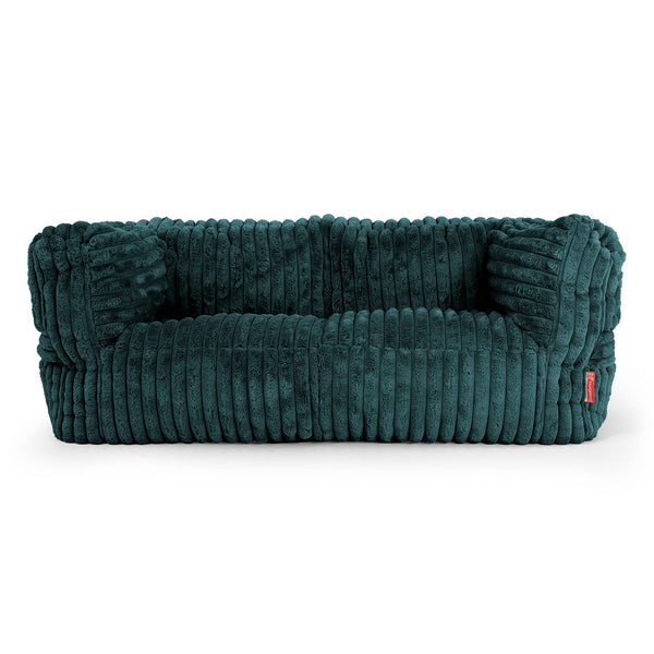 Albert 2-sits Saccosäcksoffa - Ultraplyschmanchestertyg Teal 01