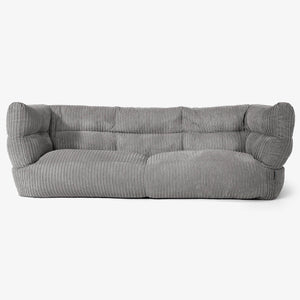 Albert 3-sits Saccosäcksoffa 2.0 - Klassisk Manchestertyg Grafitgrå