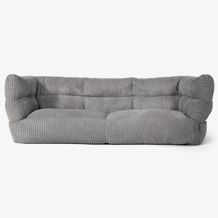 Albert 3-sits Saccosäcksoffa 2.0 - Klassisk Manchestertyg Grafitgrå 01