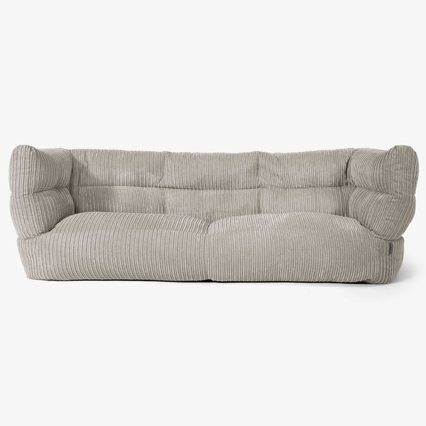 Albert 3-sits Saccosäcksoffa 2.0 - Klassisk Manchestertyg Minkbrun 01