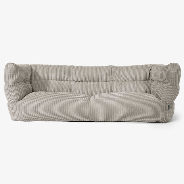 Albert 3-sits Saccosäcksoffa 2.0 - Klassisk Manchestertyg Minkbrun 01