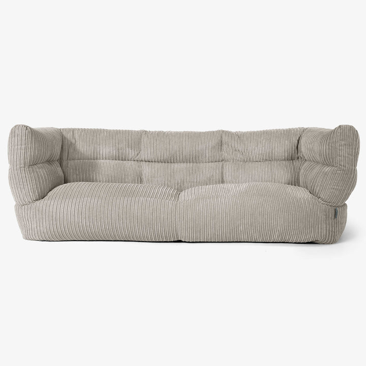 Albert 3-sits Saccosäcksoffa 2.0 - Klassisk Manchestertyg Minkbrun 01