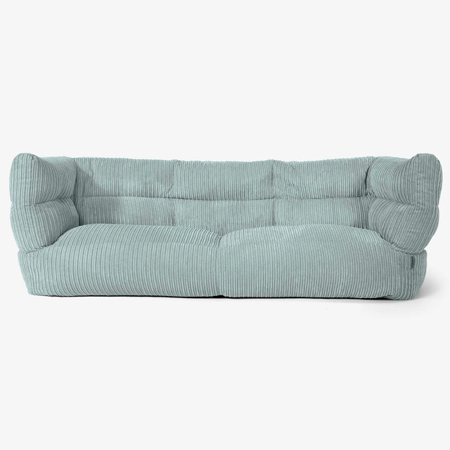 Albert 3-sits Saccosäcksoffa 2.0 - Klassisk Manchestertyg Mintgrön 01