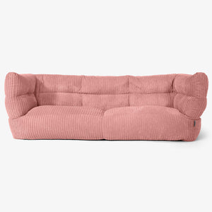 Albert 3-sits Saccosäcksoffa 2.0 - Klassisk Manchestertyg Persika
