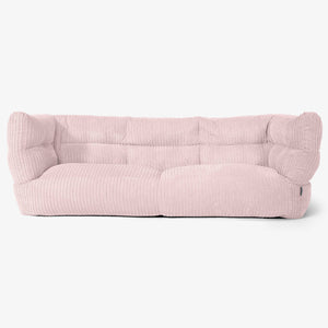 Albert 3-sits Saccosäcksoffa 2.0 - Klassisk Manchestertyg Rosa
