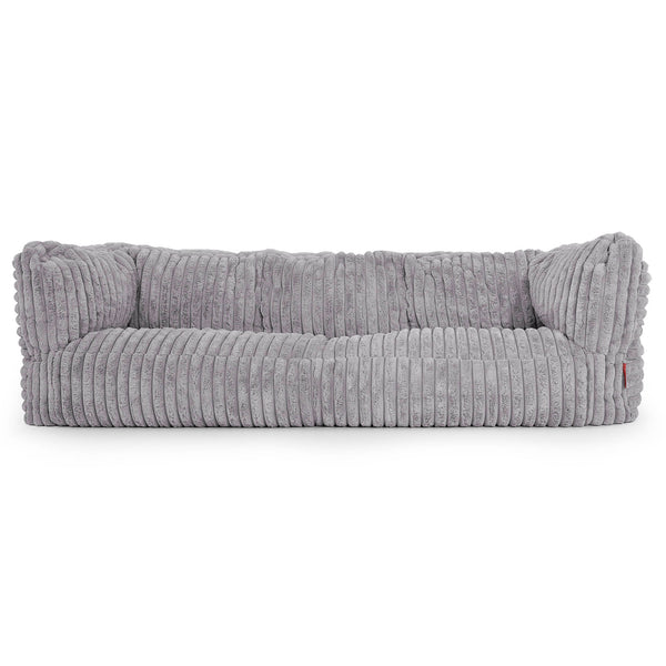Albert 3-sits Saccosäcksoffa - Ultraplyschmanchestertyg Grå 01