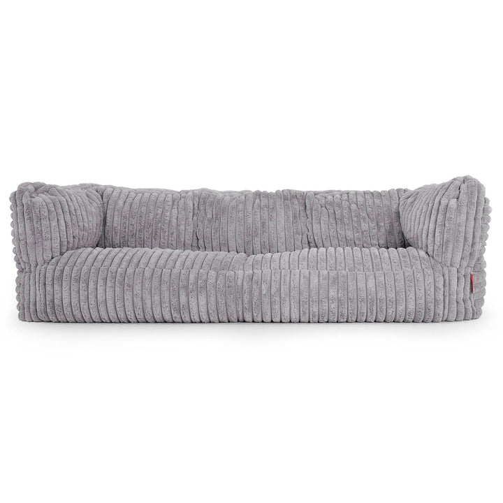 Albert 3-sits Saccosäcksoffa - Ultraplyschmanchestertyg Grå 01