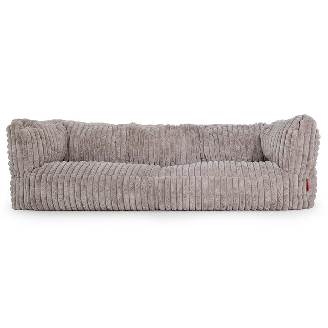 Albert 3-sits Saccosäcksoffa - Ultraplyschmanchestertyg Minkbrun 01