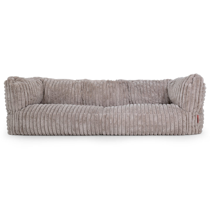 Albert 3-sits Saccosäcksoffa - Ultraplyschmanchestertyg Minkbrun 01