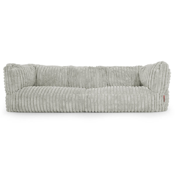 Albert 3-sits Saccosäcksoffa - Ultraplyschmanchestertyg Salviagrön 01