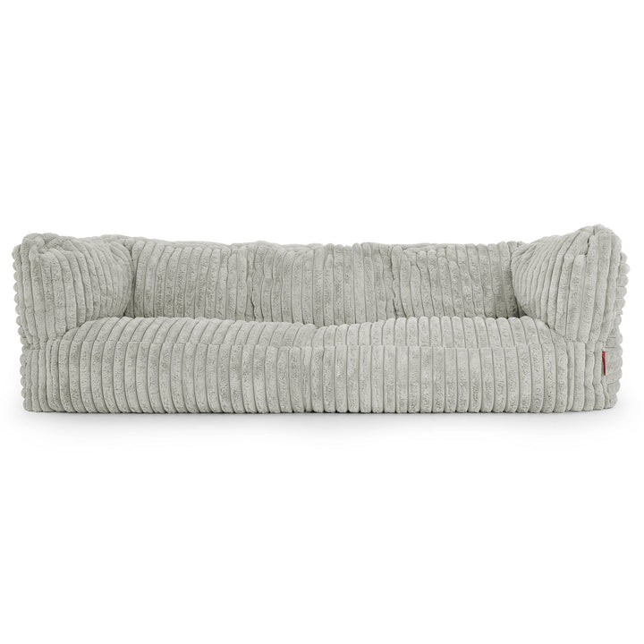 Albert 3-sits Saccosäcksoffa - Ultraplyschmanchestertyg Salviagrön 01