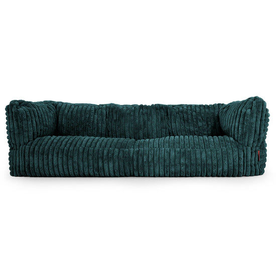 Albert 3-sits Saccosäcksoffa - Ultraplyschmanchestertyg Teal 01