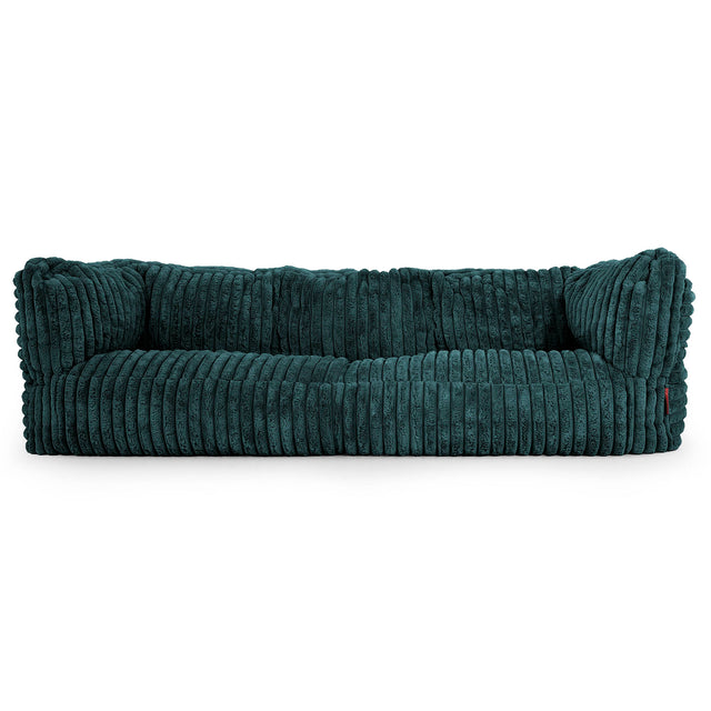Albert 3-sits Saccosäcksoffa - Ultraplyschmanchestertyg Teal 01