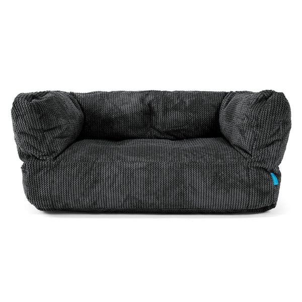 Albert Barnsoffa Saccosäck 2-6 år - Pom-pom Svart 01