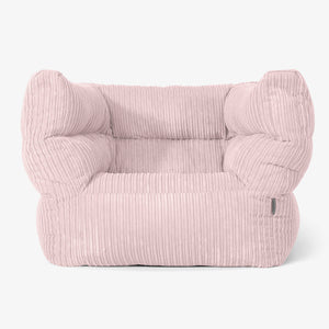Albert Sittsäck Fåtölj 2.0 - Klassisk Manchestertyg Rosa