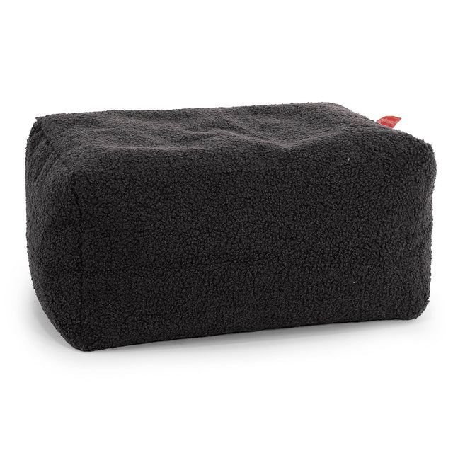 Liten Fotpall Ersättningsöverdrag - Boucle 01