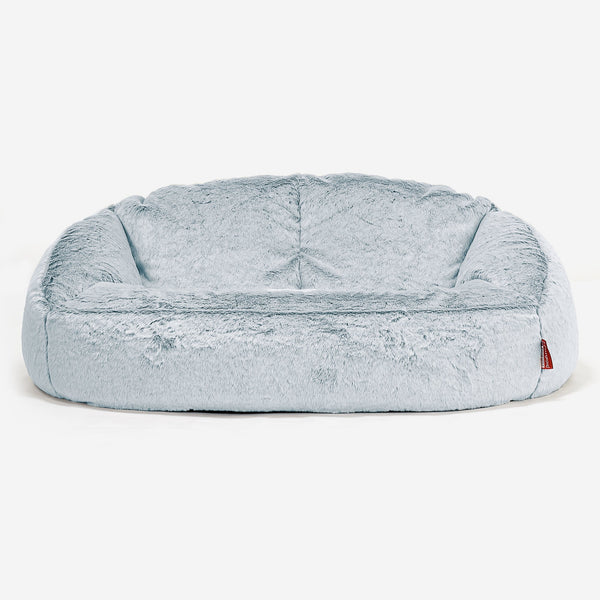 Saccosäck Soffa Bubble Ersättningsöverdrag - Fuskkaninpäls 01