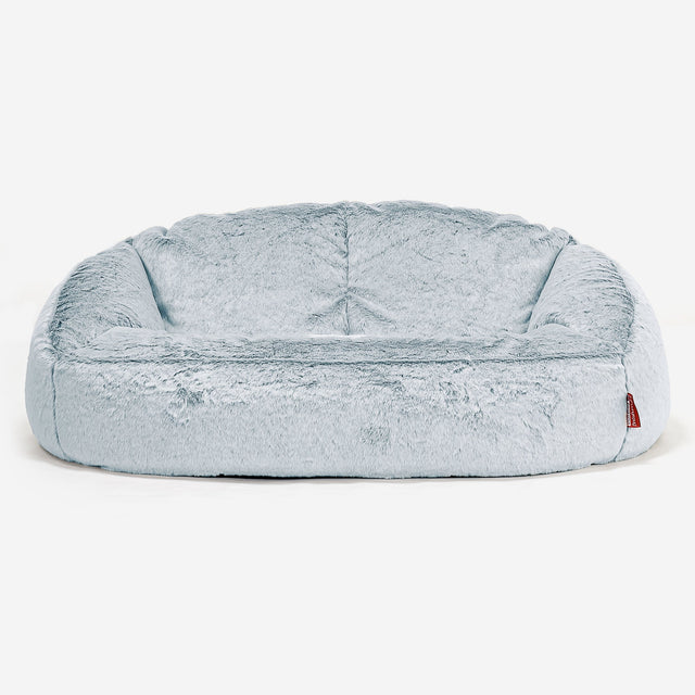 Saccosäck Soffa Bubble Ersättningsöverdrag - Fuskkaninpäls 01