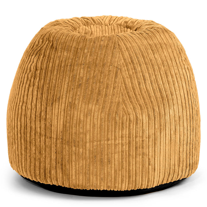 Sminkstol Puff - Klassisk Manchestertyg Gyllene Honung - 02