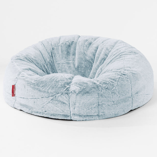 Klassisk Saccosäck Soffa Ersättningsöverdrag - Fuskkaninpäls 01