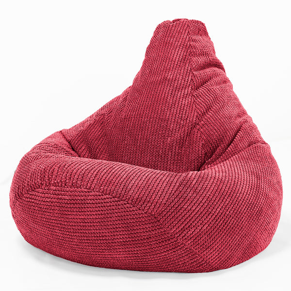 Game Fåtölj Saccosäck - Pom-pom Pastellröd 01