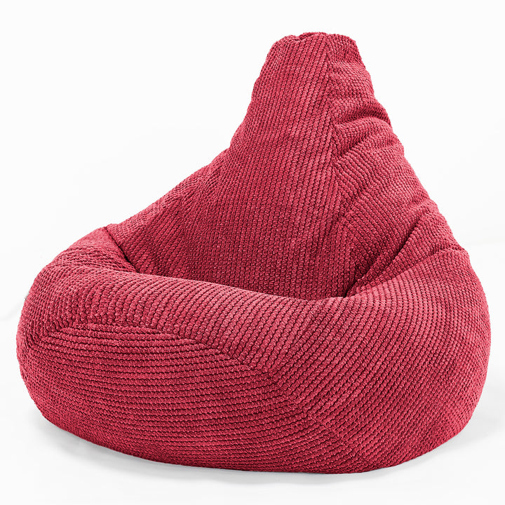 Game Fåtölj Saccosäck - Pom-pom Pastellröd 02