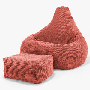 Game Fåtölj Saccosäck - Pom-pom Pumpaorange