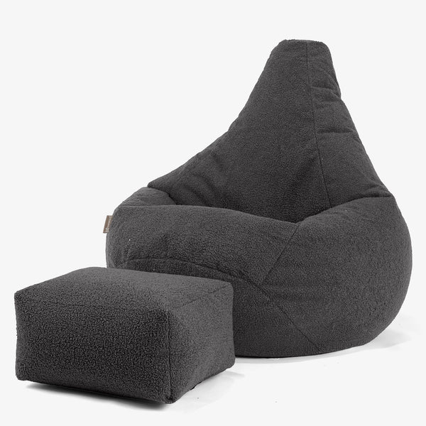 Game Fåtölj Saccosäck Ersättningsöverdrag - Boucle 01