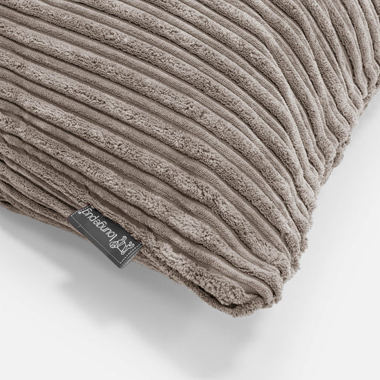 Jätte Kuddfodral 40 x 70cm - Klassisk Manchestertyg Duvgrå 02