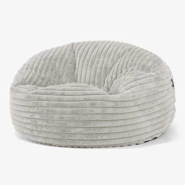 Jätte Saccosäck Soffa 'Mammut' - Ultraplyschmanchestertyg Salviagrön 01