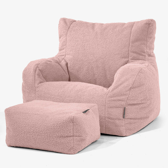 Josephine Sittsäck Fåtölj - Boucle Rosa 02
